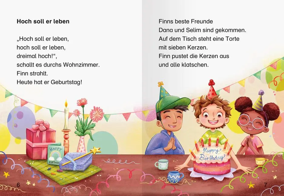 Bild: 9783473463183 | Leserabe 1. Lesestufe - Ein fantastischer Geburtstag | Maja von Vogel