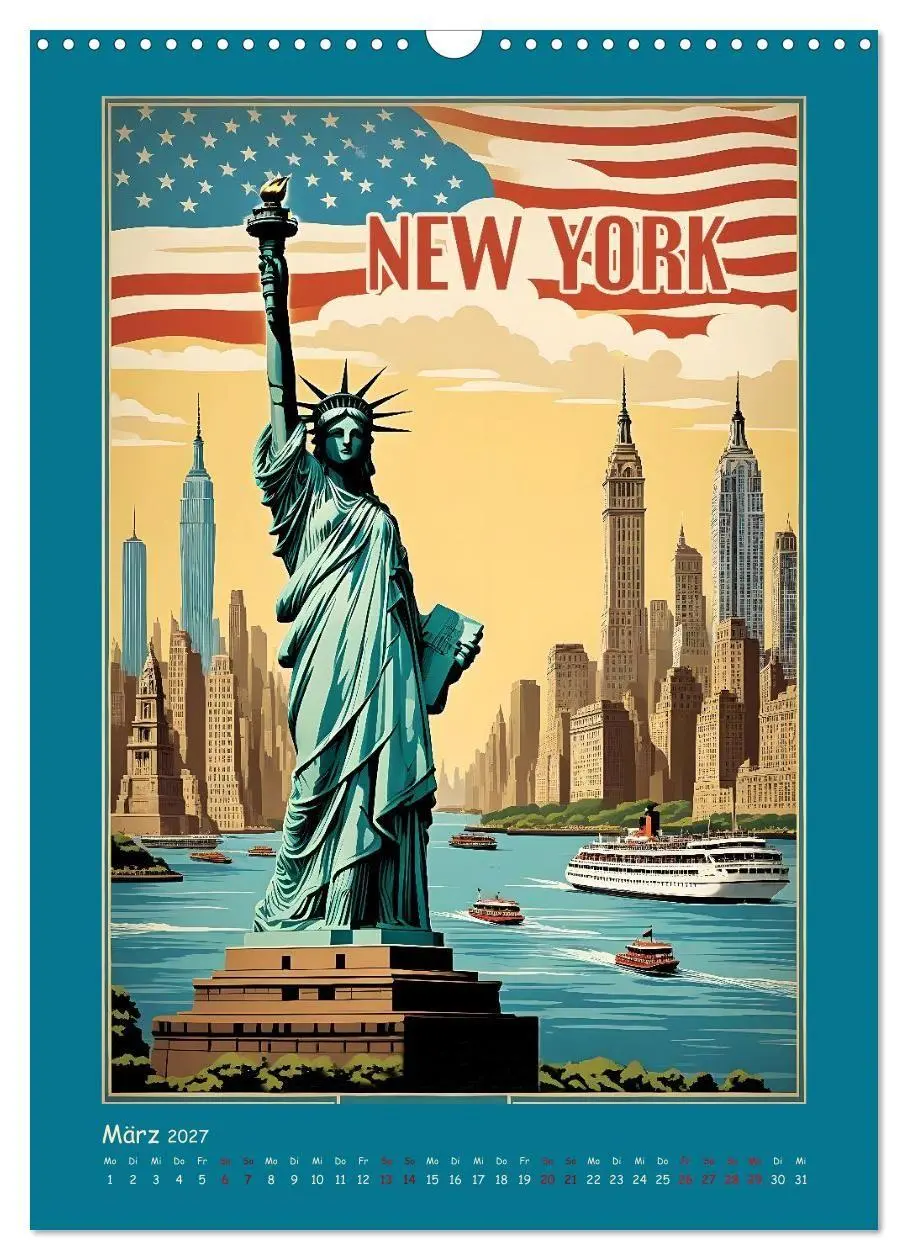 Bild: 9783516953183 | City Travel Poster - nostalgische Städtereise um die Welt...