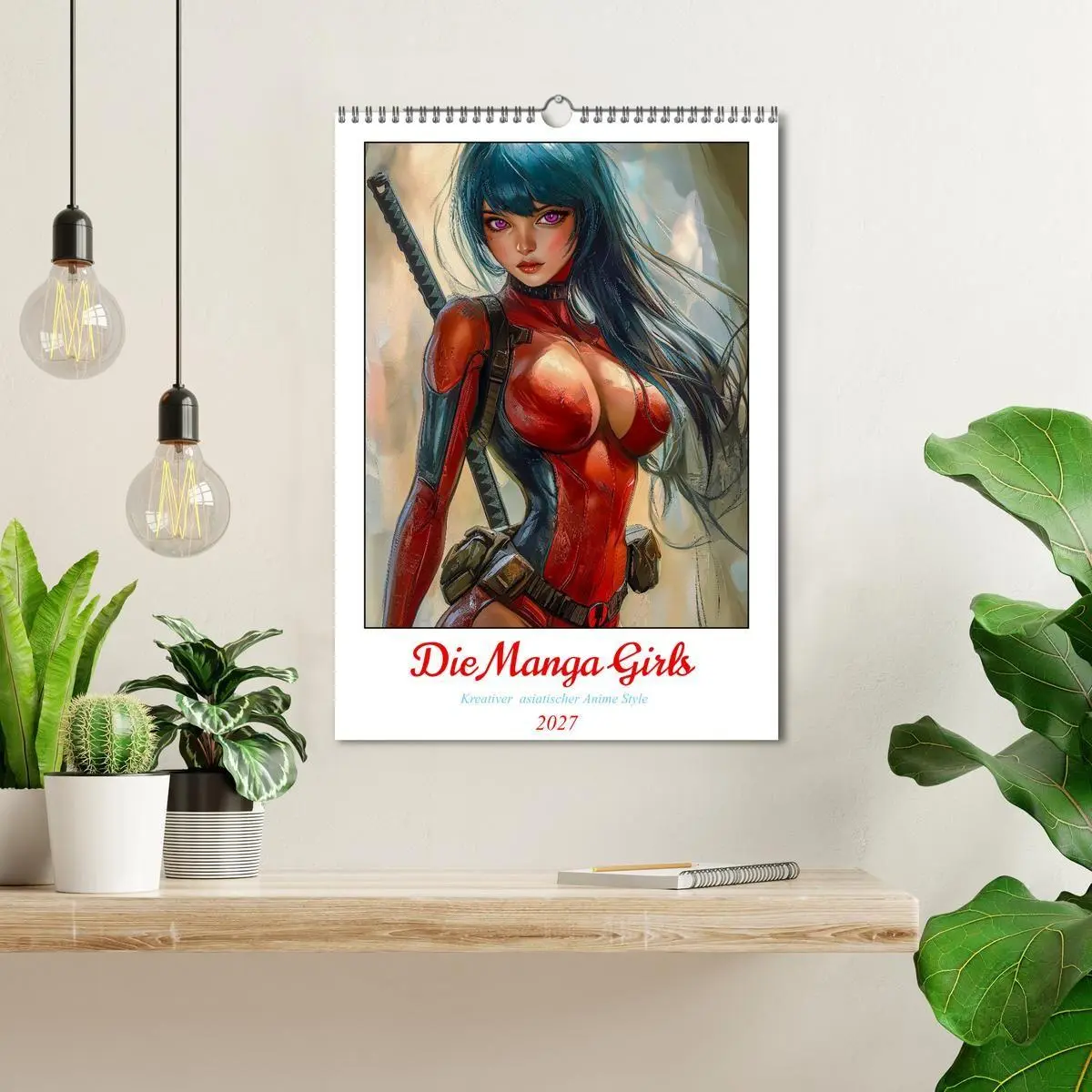 Bild: 9783569043183 | Die Manga Girls (Wandkalender 2027 DIN A3 hoch), CALVENDO...