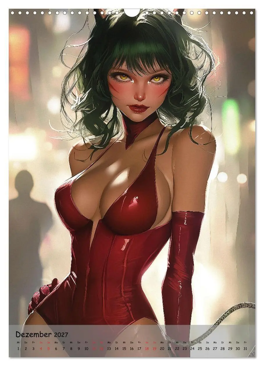 Bild: 9783569043183 | Die Manga Girls (Wandkalender 2027 DIN A3 hoch), CALVENDO...