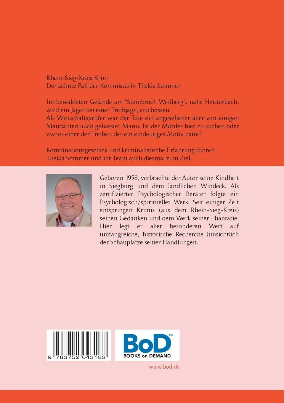Rückseite: 9783752643183 | Mord im Siebengebirge | Kersten Wächtler | Taschenbuch | Paperback