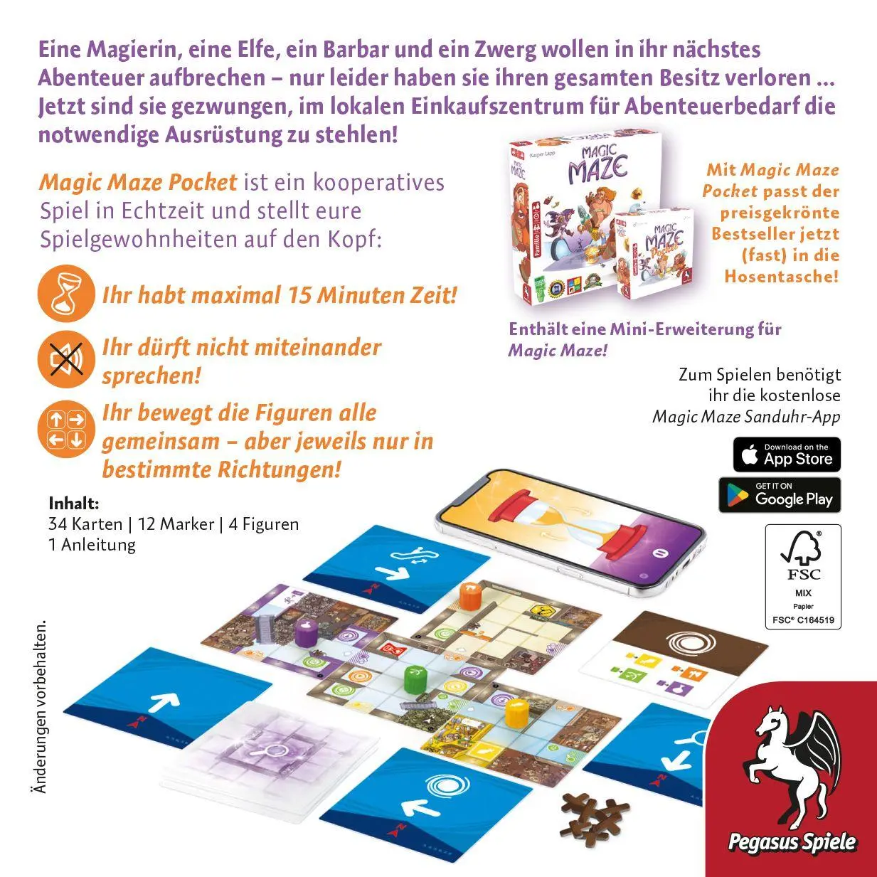 Bild: 4250231743283 | Magic Maze Pocket | Spiel | 57205G | Deutsch | 2026
