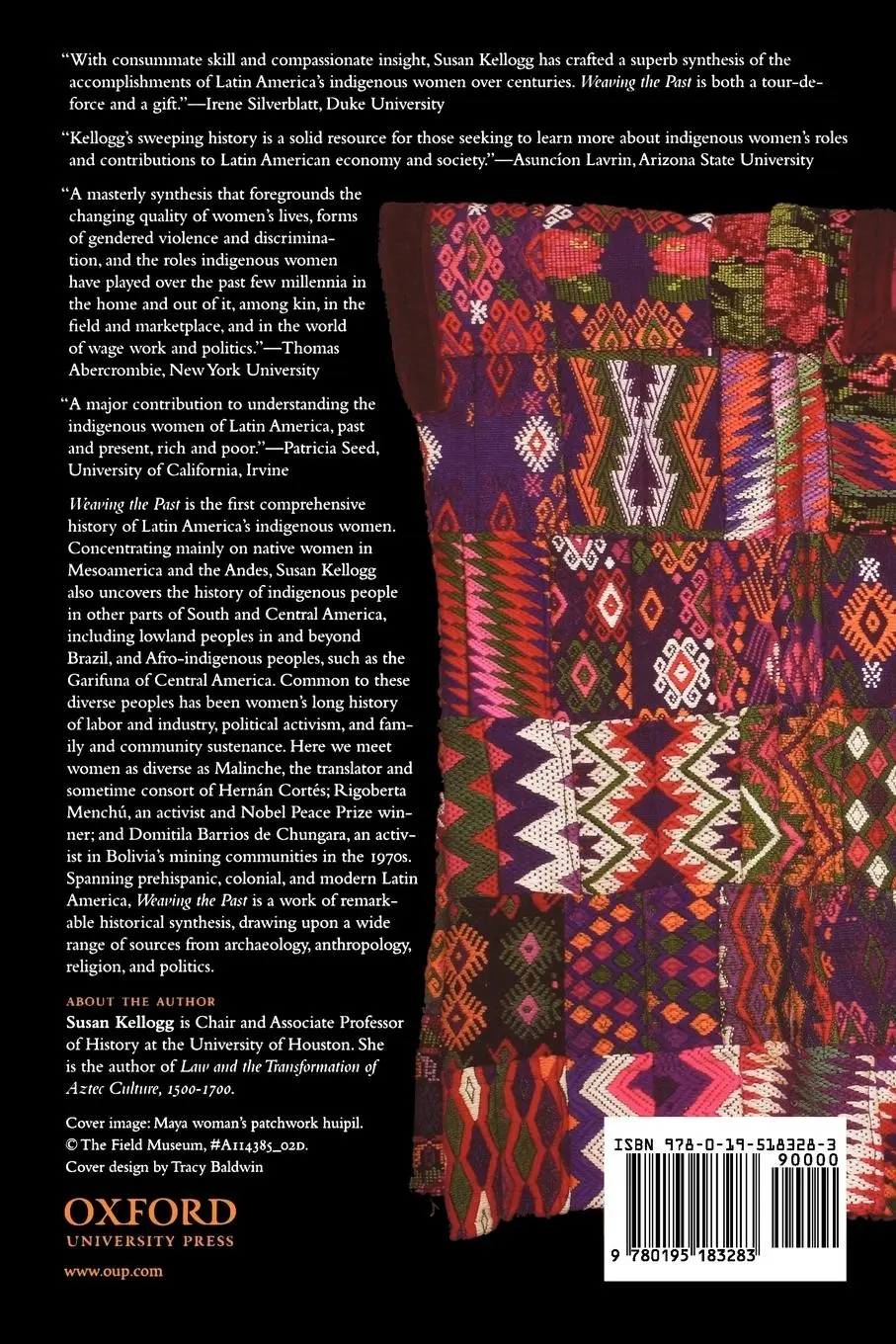 Rückseite: 9780195183283 | Weaving the Past | Susan Kellogg | Taschenbuch | Englisch | 2005
