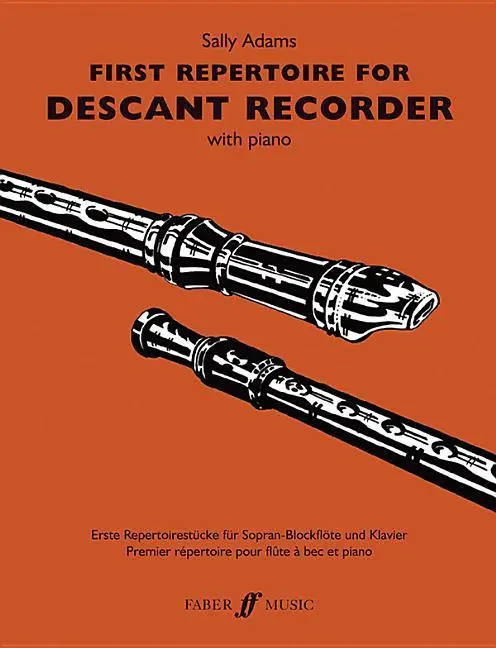 Cover: 9780571523283 | First Repertoire For Descant Recorder | (complete) | Sally Adams