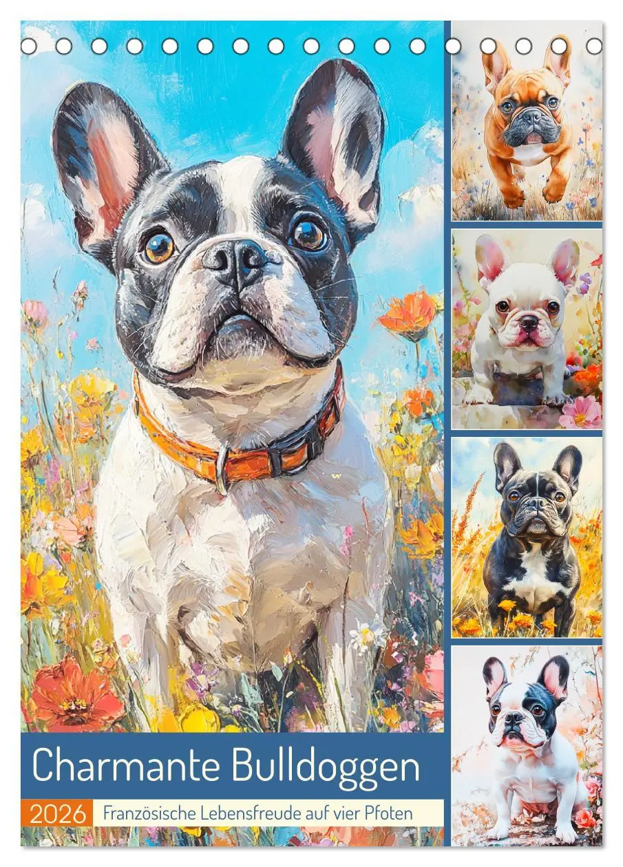 Cover: 9783457303283 | Charmante Bulldoggen. Französische Lebensfreude auf vier Pfoten...