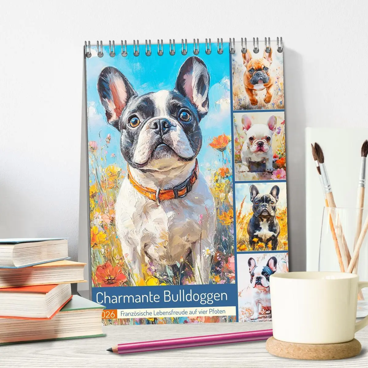 Bild: 9783457303283 | Charmante Bulldoggen. Französische Lebensfreude auf vier Pfoten...