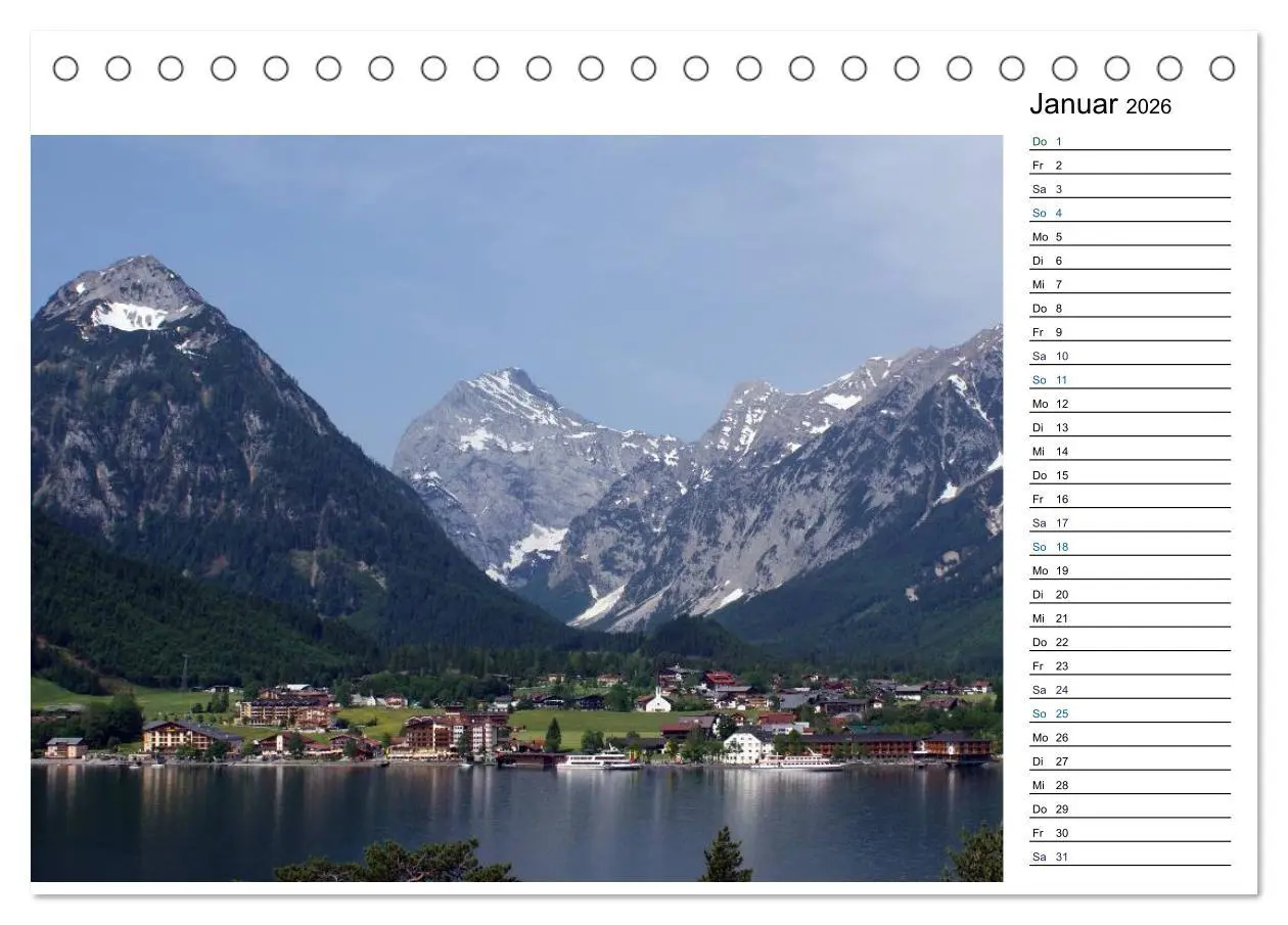 Bild: 9783516013283 | Pertisau am Achensee (Tischkalender 2026 DIN A5 quer), CALVENDO...