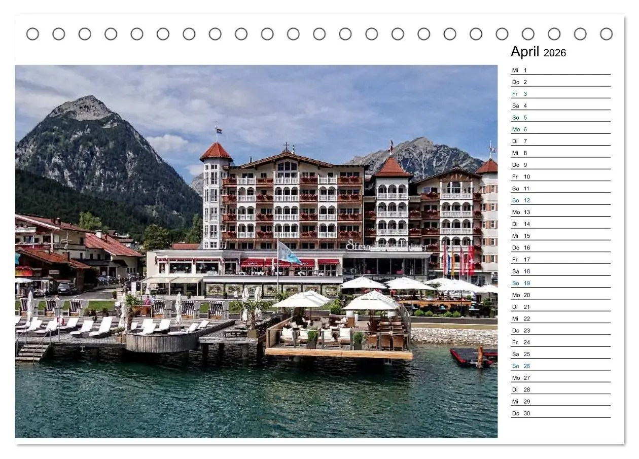 Bild: 9783516013283 | Pertisau am Achensee (Tischkalender 2026 DIN A5 quer), CALVENDO...