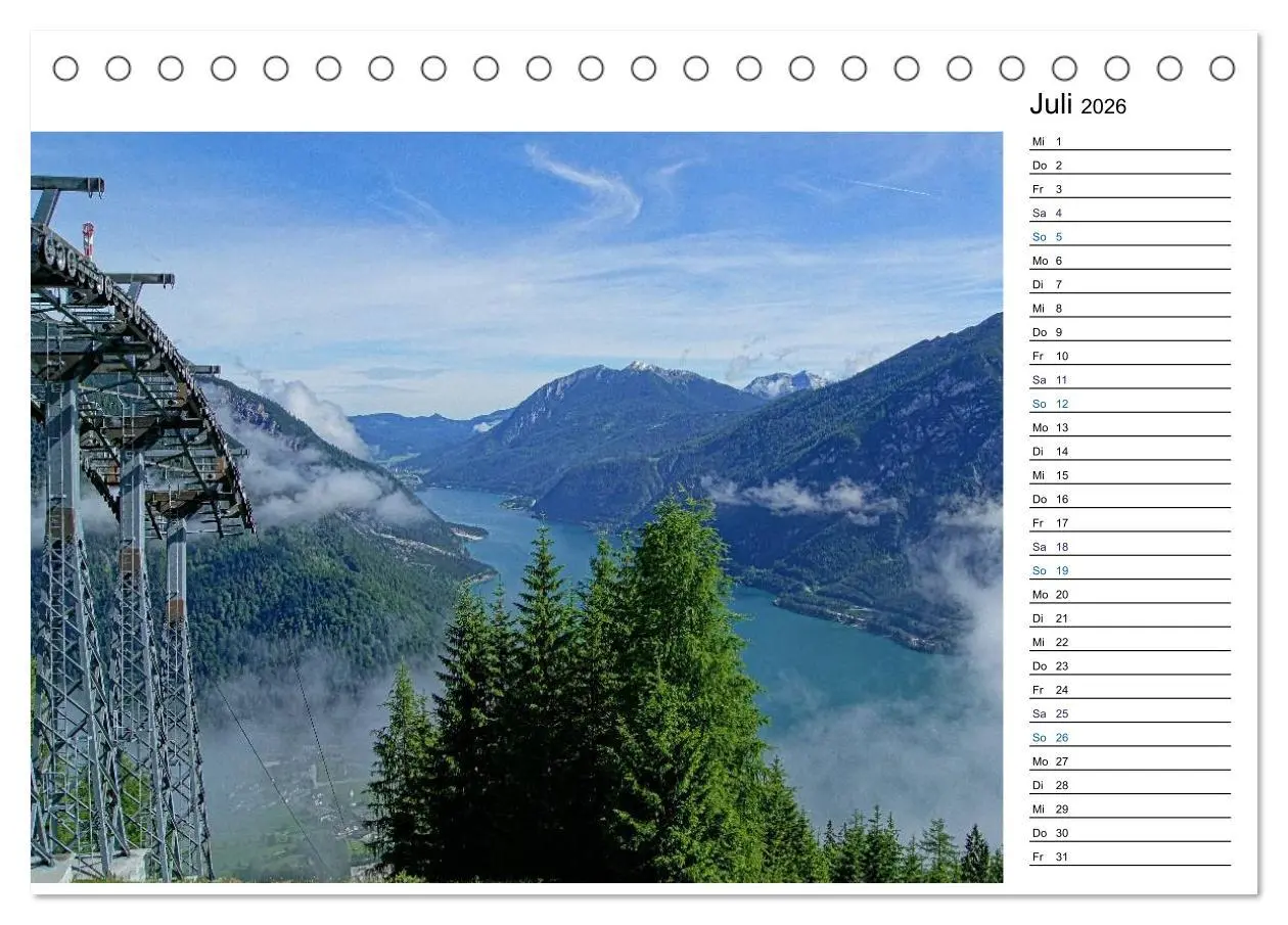 Bild: 9783516013283 | Pertisau am Achensee (Tischkalender 2026 DIN A5 quer), CALVENDO...