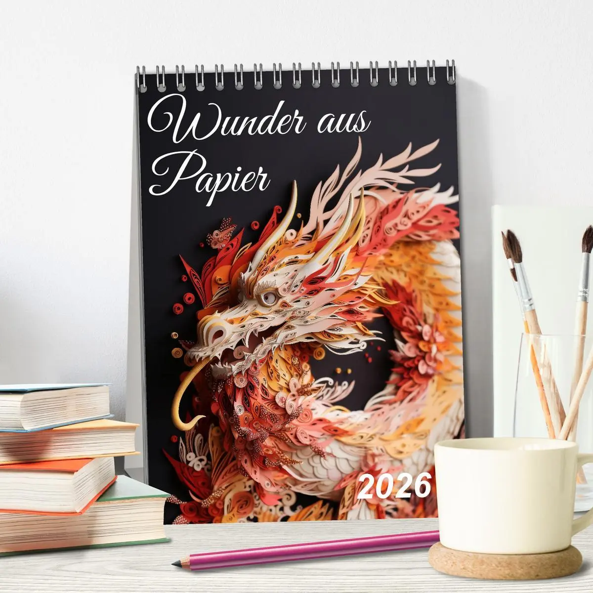 Bild: 9783516323283 | Wunder aus Papier (Tischkalender 2026 DIN A5 hoch), CALVENDO...