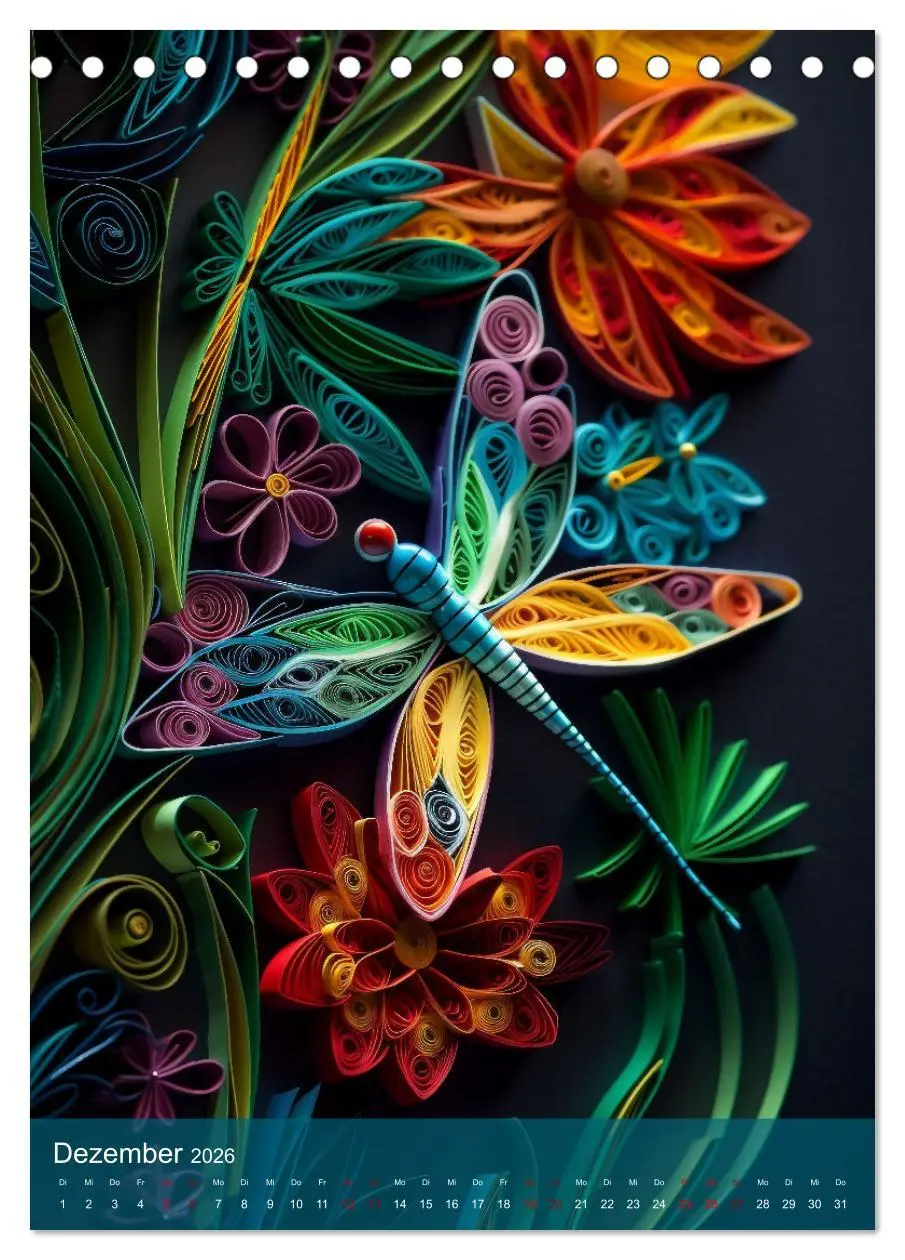 Bild: 9783516323283 | Wunder aus Papier (Tischkalender 2026 DIN A5 hoch), CALVENDO...