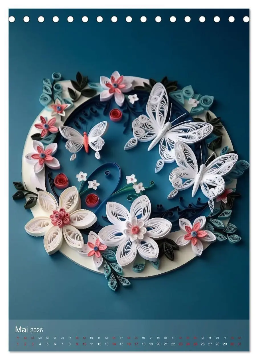 Bild: 9783516323283 | Wunder aus Papier (Tischkalender 2026 DIN A5 hoch), CALVENDO...