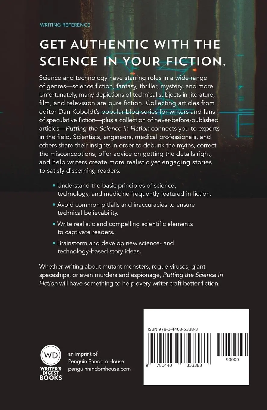 Rückseite: 9781440353383 | Putting the Science in Fiction | Dan Koboldt | Taschenbuch | Englisch
