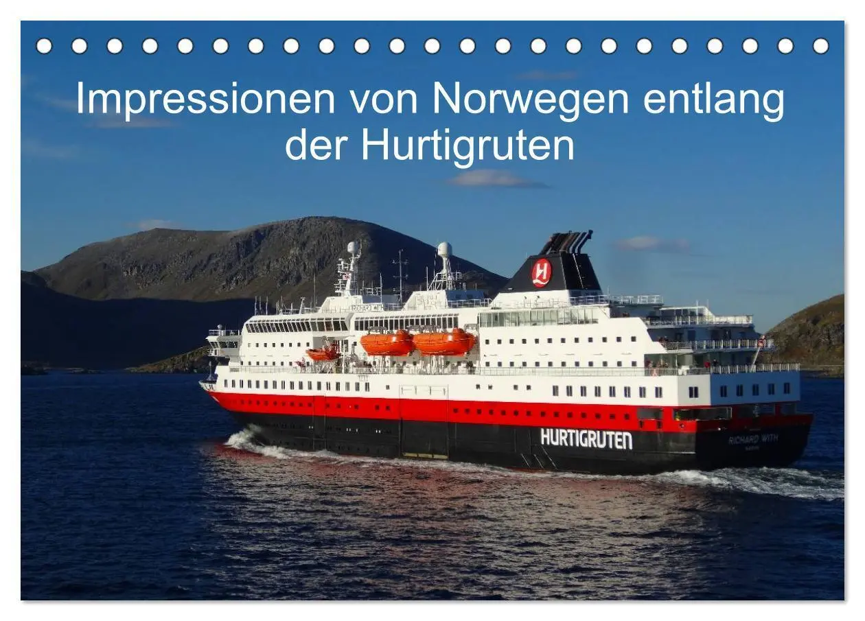 Cover: 9783516173383 | Impressionen von Norwegen entlang der Hurtigruten (Tischkalender...