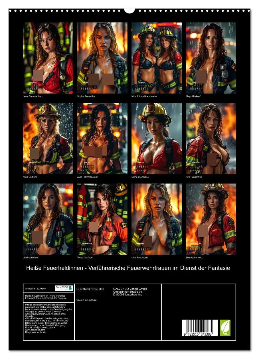 Bild: 9783516243383 | Heiße Feuerheldinnen - Verführerische Feuerwehrfrauen im Dienst der...