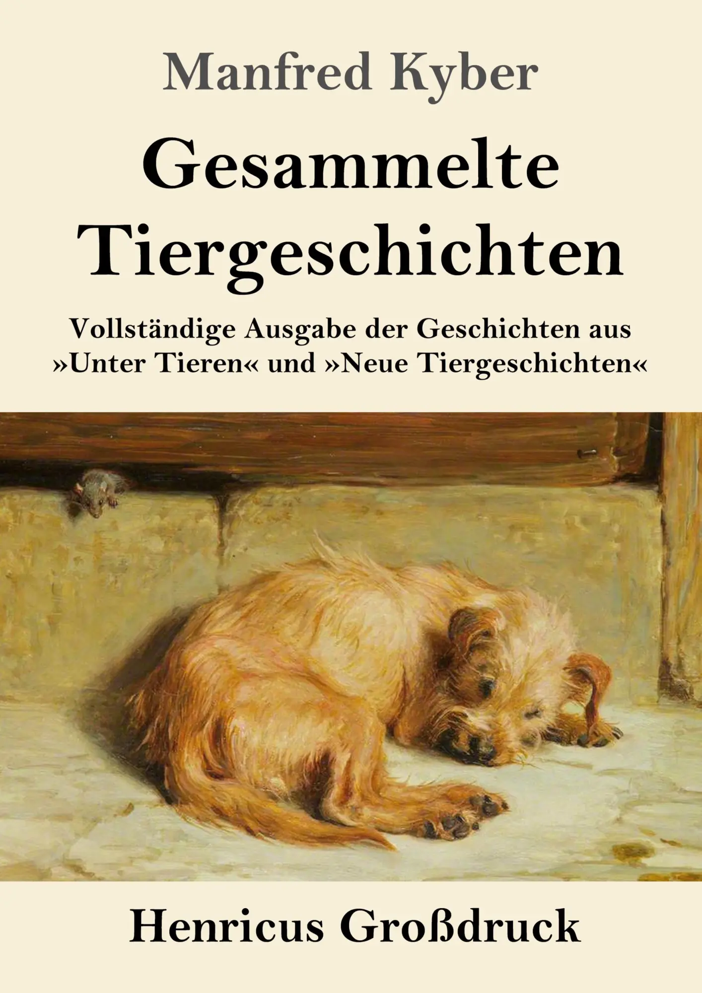 Cover: 9783847833383 | Gesammelte Tiergeschichten (Großdruck) | Manfred Kyber | Taschenbuch