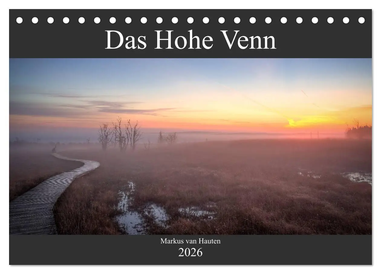 Cover: 9783457763483 | Das Hohe Venn (Tischkalender 2026 DIN A5 quer), CALVENDO...