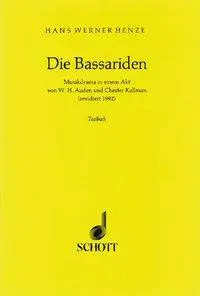 Cover: 9783795733483 | The Bassarids | Musikdrama in einem Akt | Hans Werner Henze | Buch