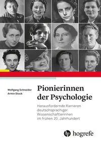 Cover: 9783801733483 | Pionierinnen der Psychologie | Wolfgang Schneider (u. a.) | Buch | VI