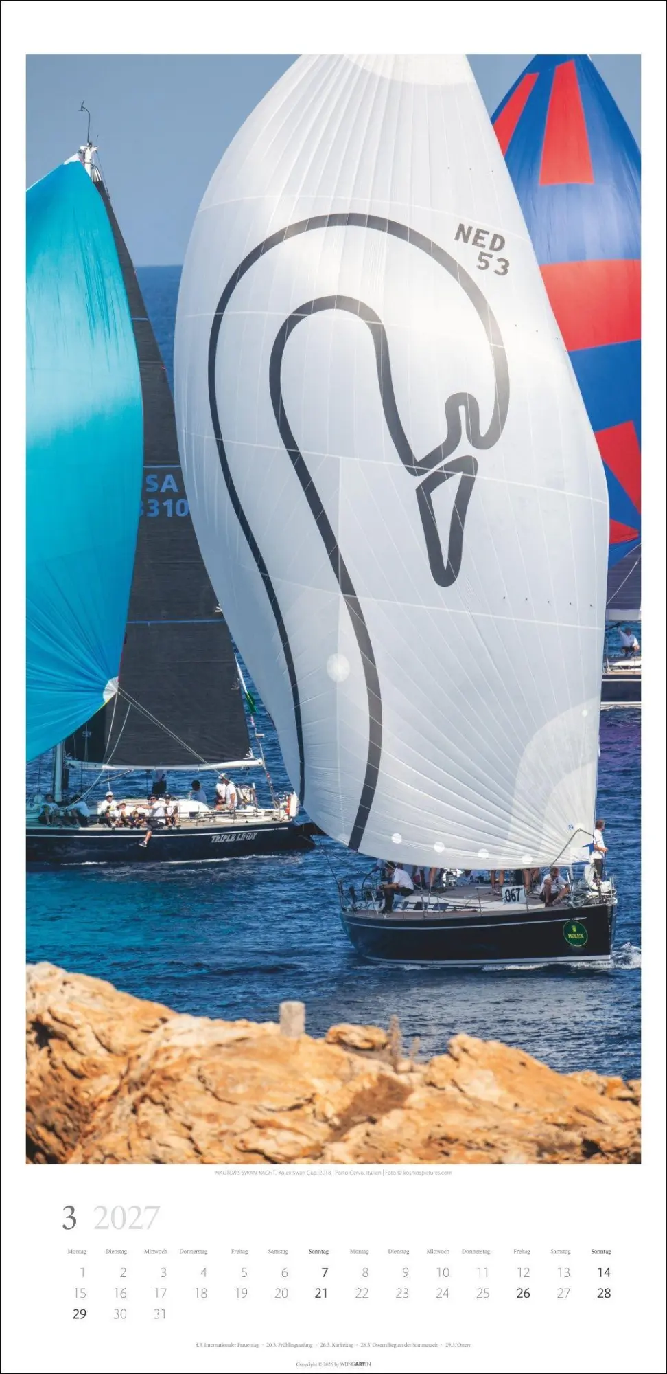 Bild: 9783839903483 | Under Sail Kalender 2027 | Kalender | Spiralbindung | 14 S. | Deutsch