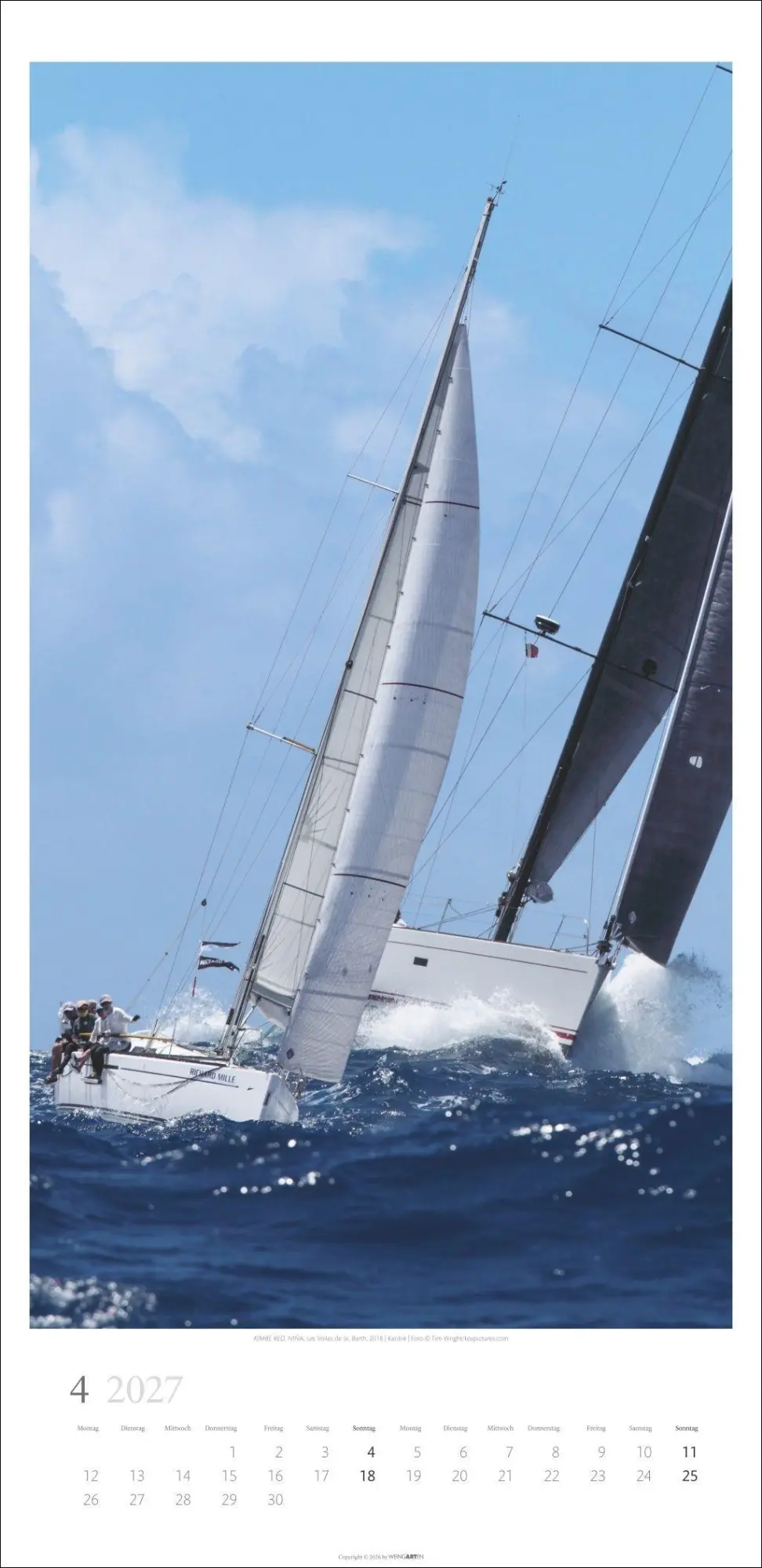 Bild: 9783839903483 | Under Sail Kalender 2027 | Kalender | Spiralbindung | 14 S. | Deutsch