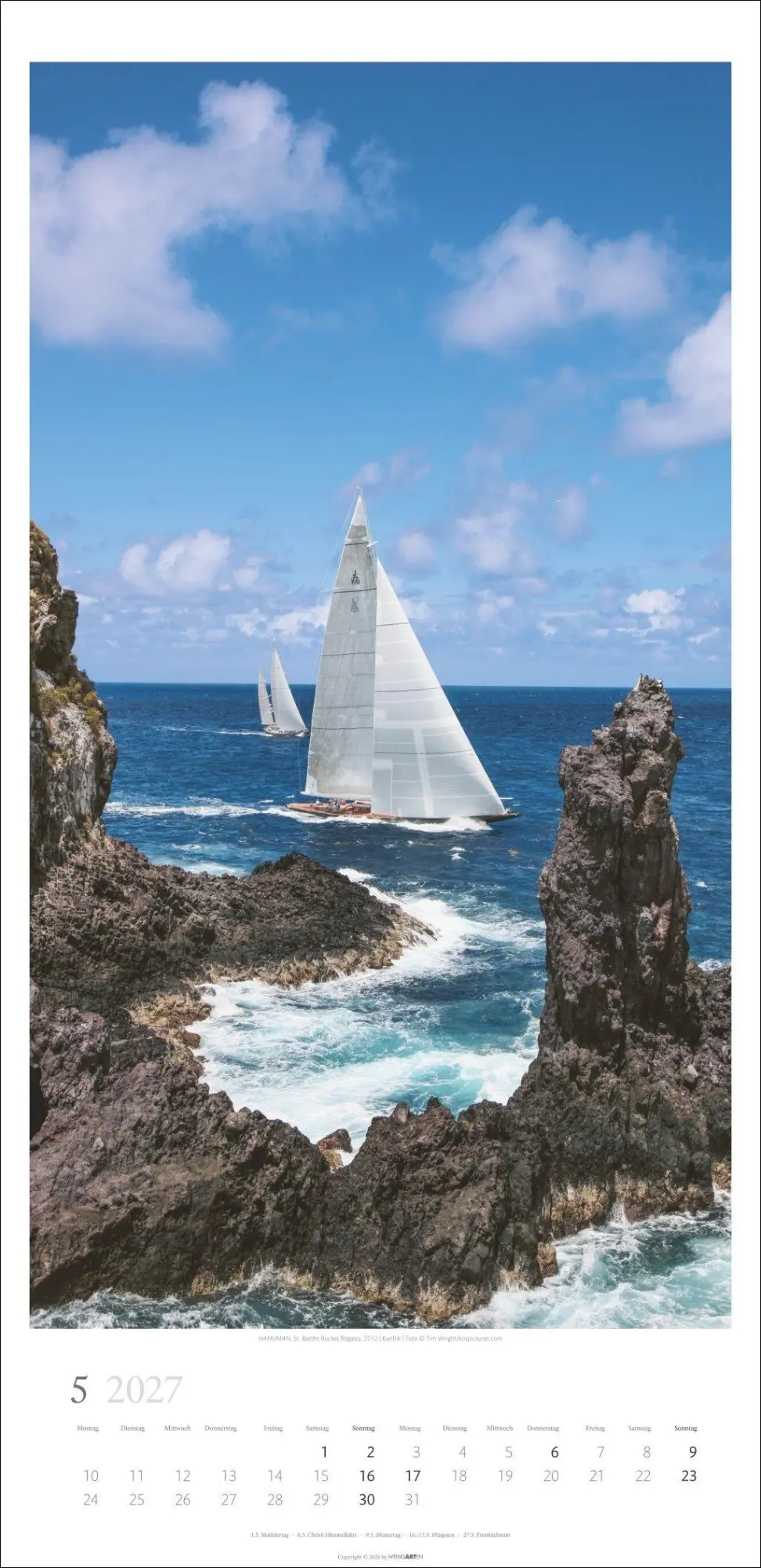 Bild: 9783839903483 | Under Sail Kalender 2027 | Kalender | Spiralbindung | 14 S. | Deutsch
