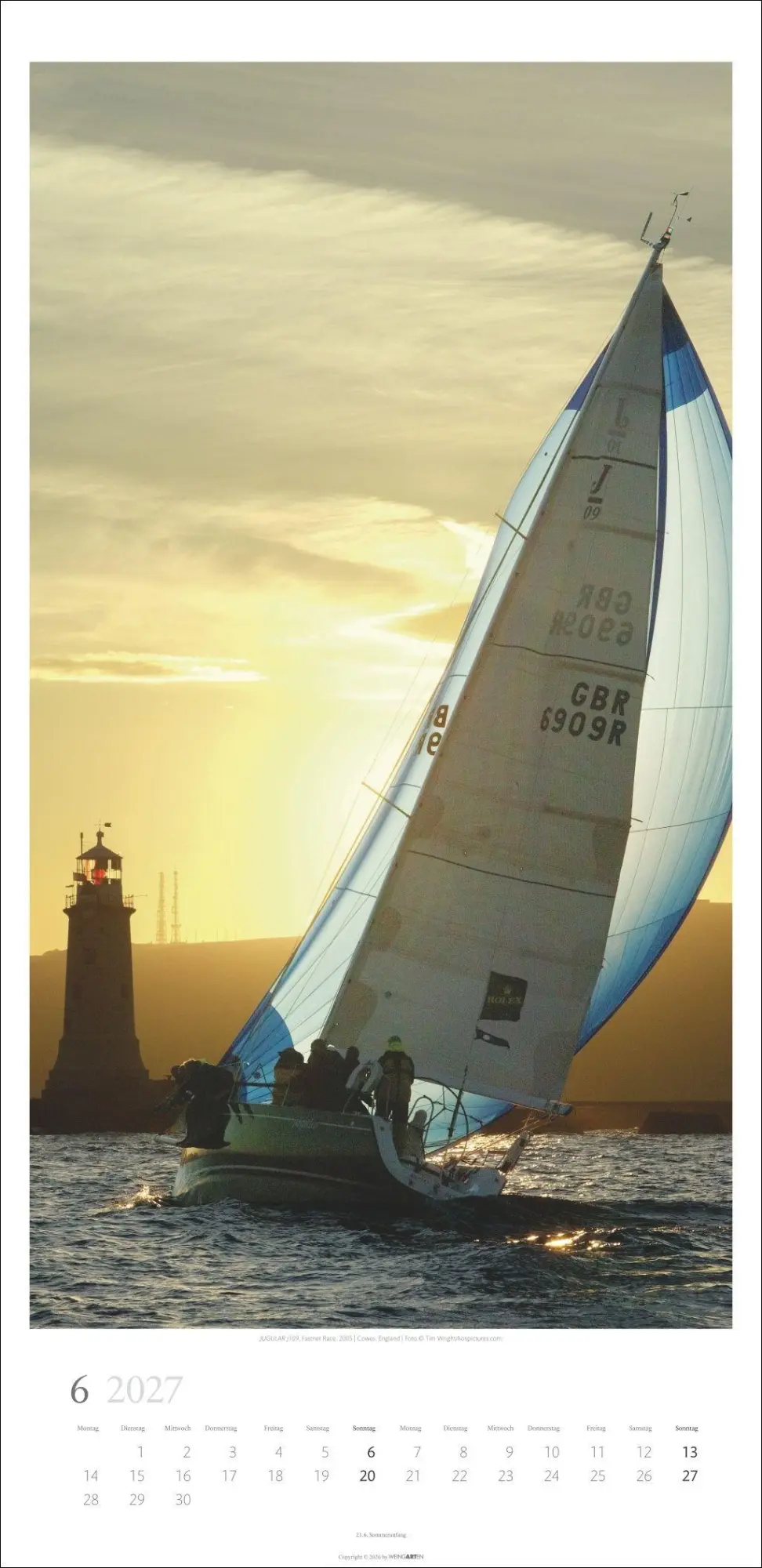 Bild: 9783839903483 | Under Sail Kalender 2027 | Kalender | Spiralbindung | 14 S. | Deutsch