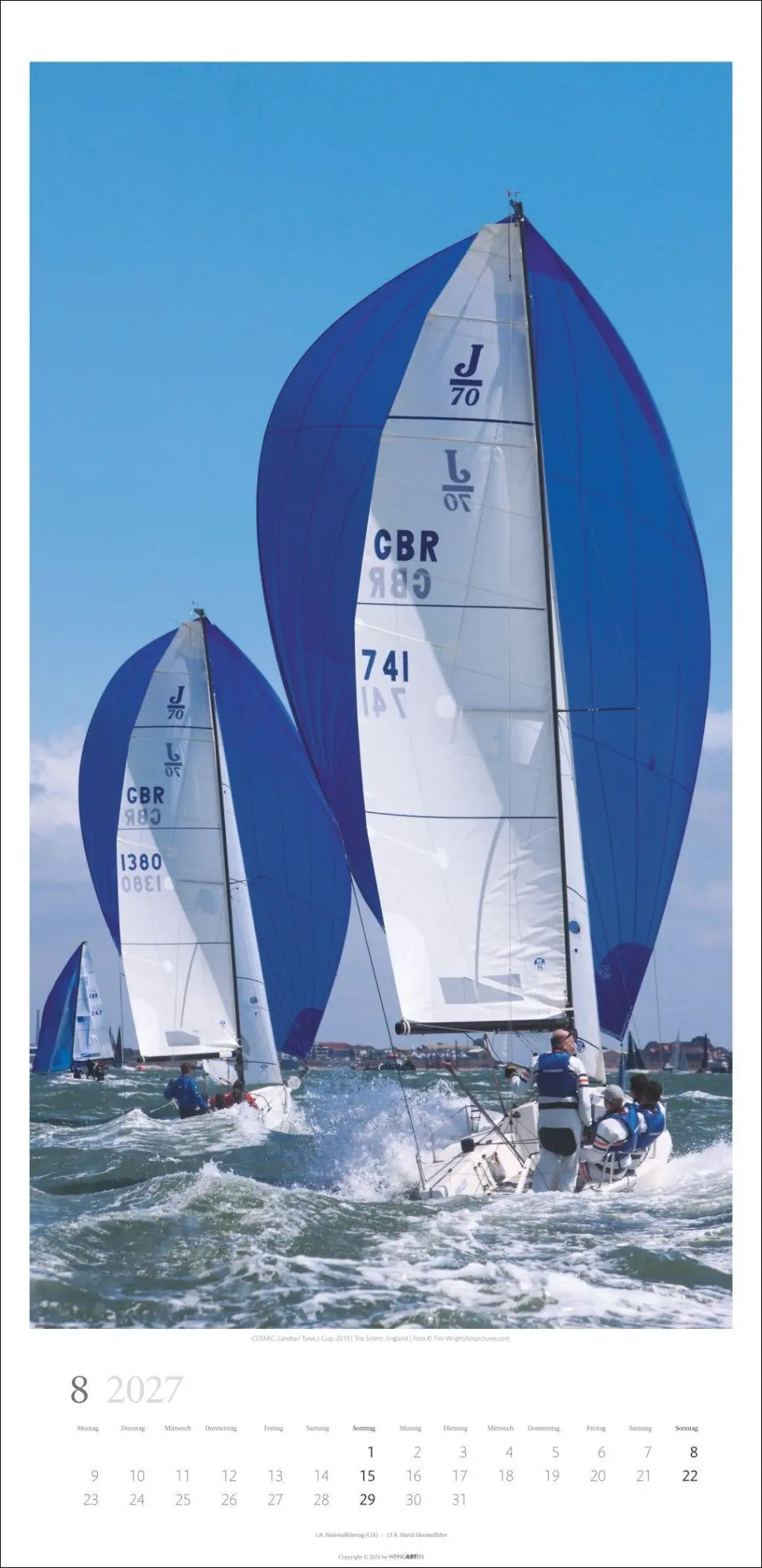 Bild: 9783839903483 | Under Sail Kalender 2027 | Kalender | Spiralbindung | 14 S. | Deutsch