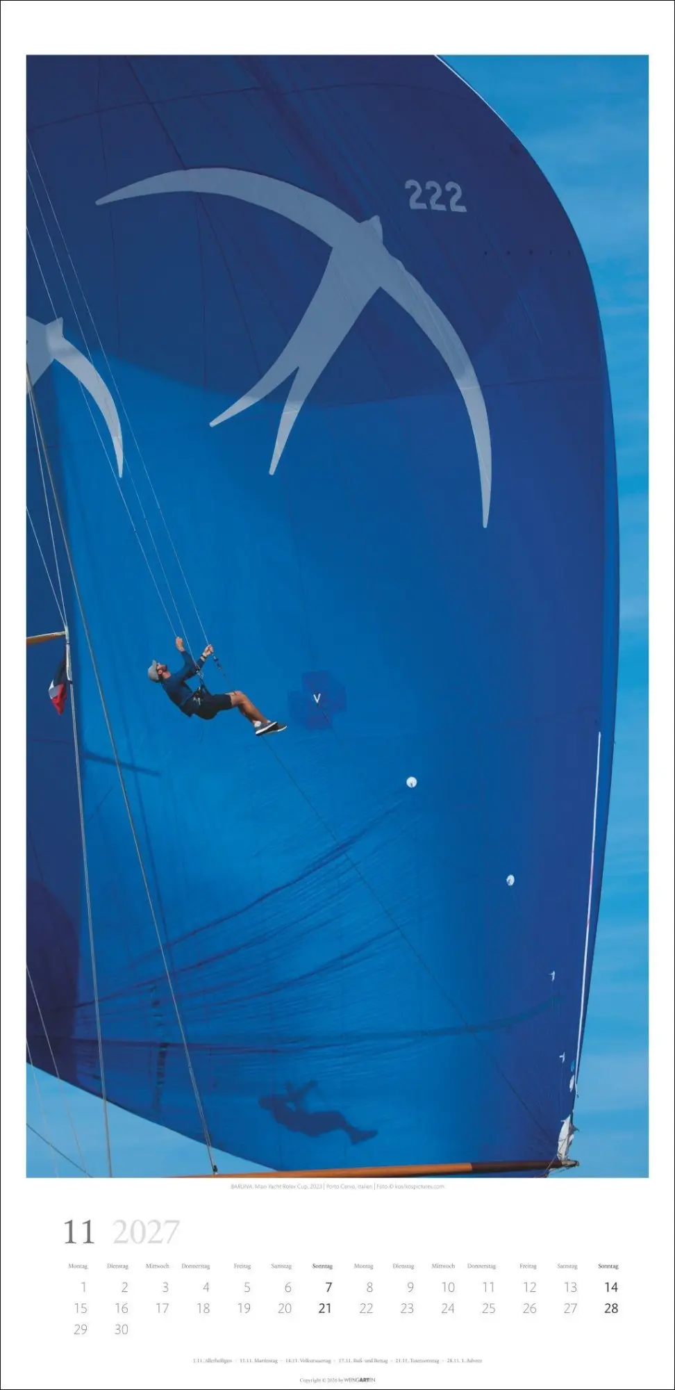 Bild: 9783839903483 | Under Sail Kalender 2027 | Kalender | Spiralbindung | 14 S. | Deutsch