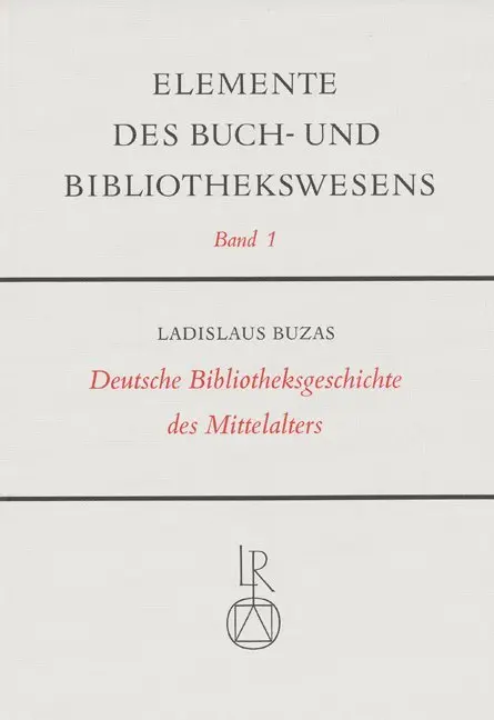 Cover: 9783920153483 | Deutsche Bibliotheksgeschichte des Mittelalters | Gattermann (u. a.)
