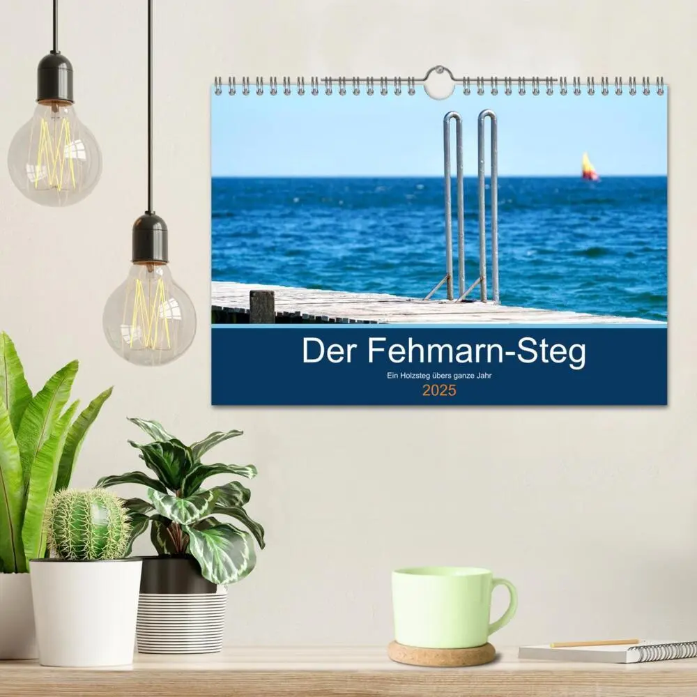 Bild: 9783435113583 | Der Fehmarn-Steg (Wandkalender 2025 DIN A4 quer), CALVENDO...