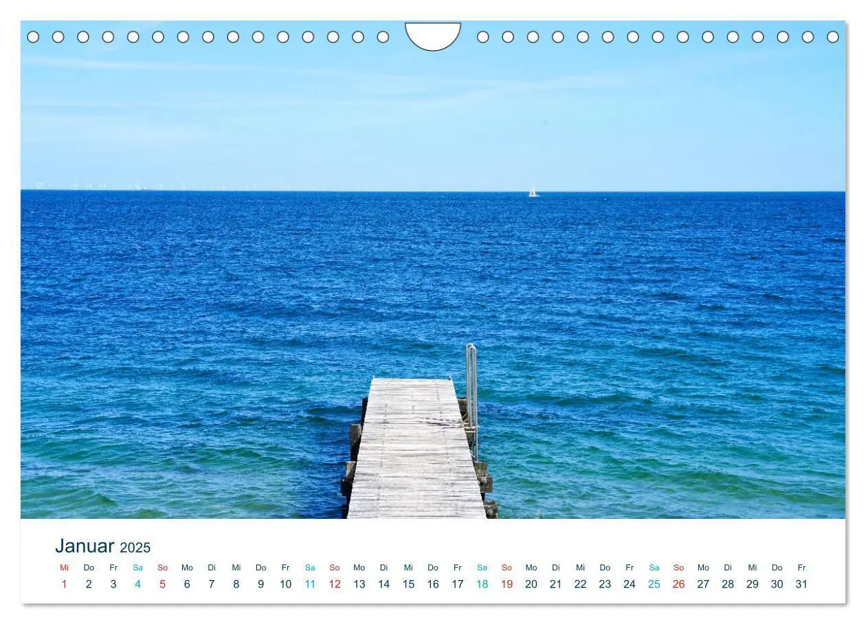 Bild: 9783435113583 | Der Fehmarn-Steg (Wandkalender 2025 DIN A4 quer), CALVENDO...