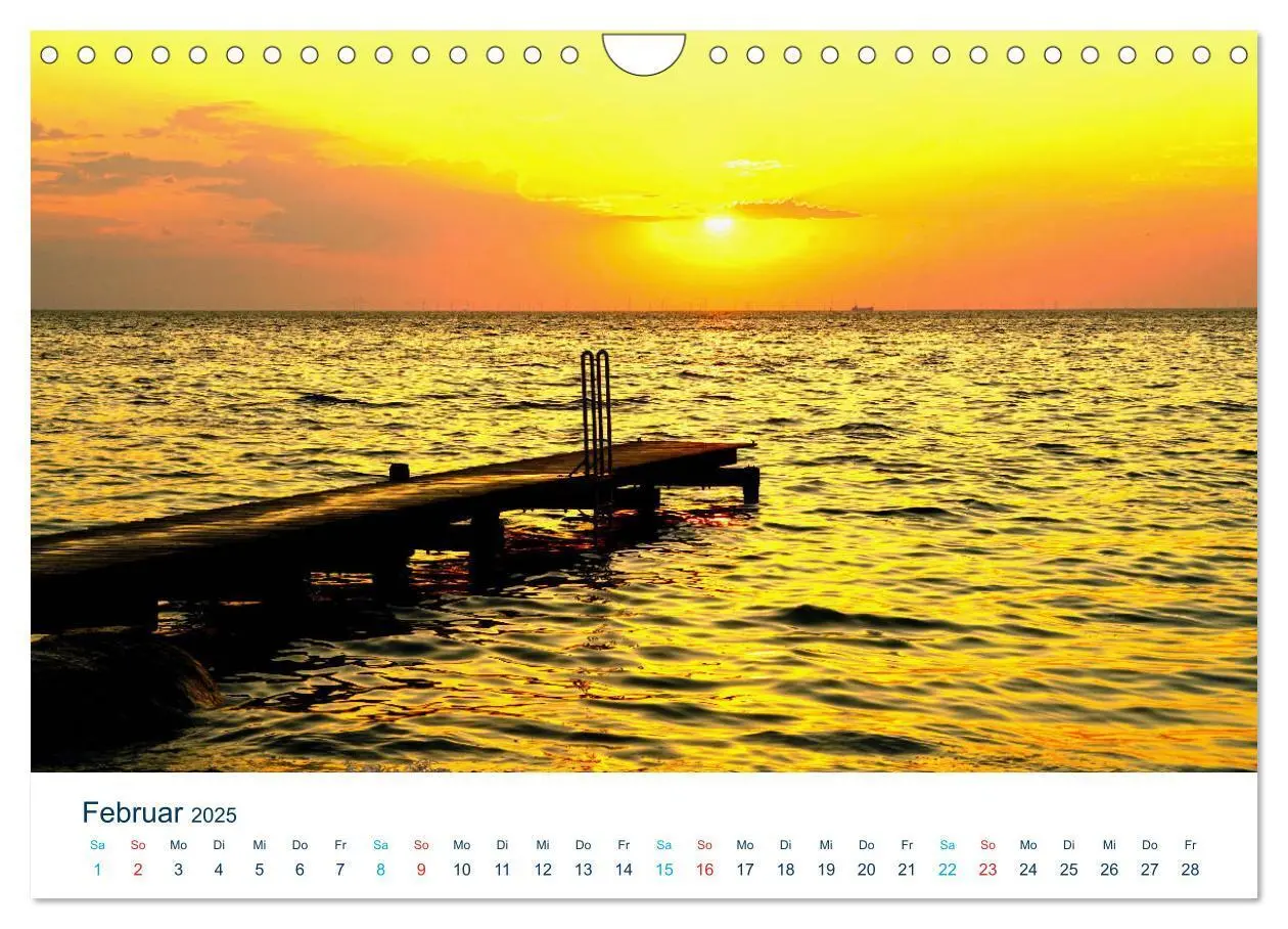 Bild: 9783435113583 | Der Fehmarn-Steg (Wandkalender 2025 DIN A4 quer), CALVENDO...