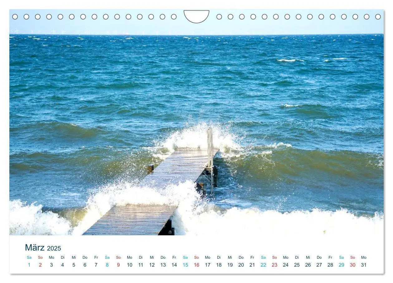 Bild: 9783435113583 | Der Fehmarn-Steg (Wandkalender 2025 DIN A4 quer), CALVENDO...