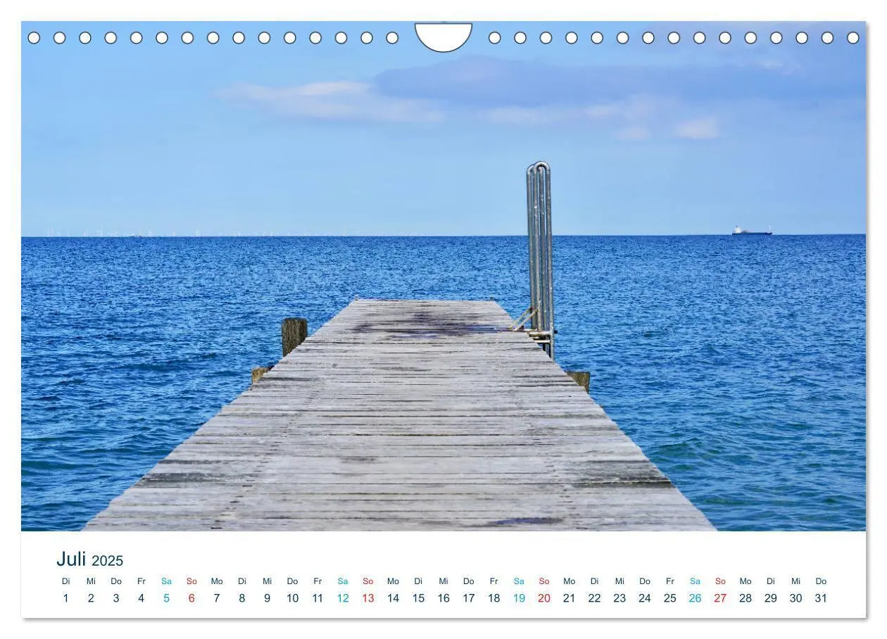 Bild: 9783435113583 | Der Fehmarn-Steg (Wandkalender 2025 DIN A4 quer), CALVENDO...