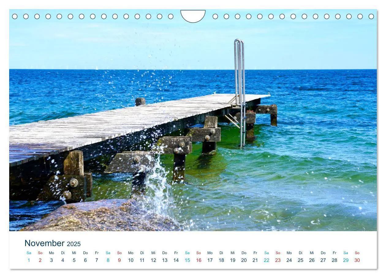Bild: 9783435113583 | Der Fehmarn-Steg (Wandkalender 2025 DIN A4 quer), CALVENDO...