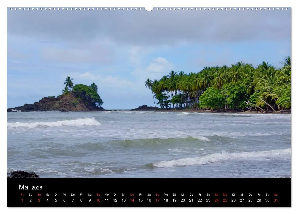 Bild: 9783516153583 | Costa Rica (Wandkalender 2026 DIN A2 quer), CALVENDO Monatskalender