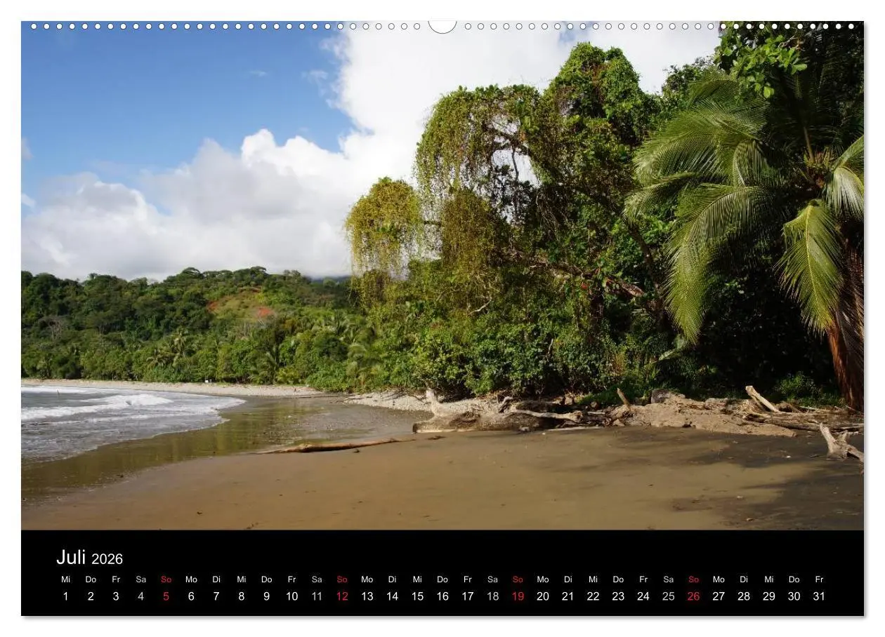 Bild: 9783516153583 | Costa Rica (Wandkalender 2026 DIN A2 quer), CALVENDO Monatskalender
