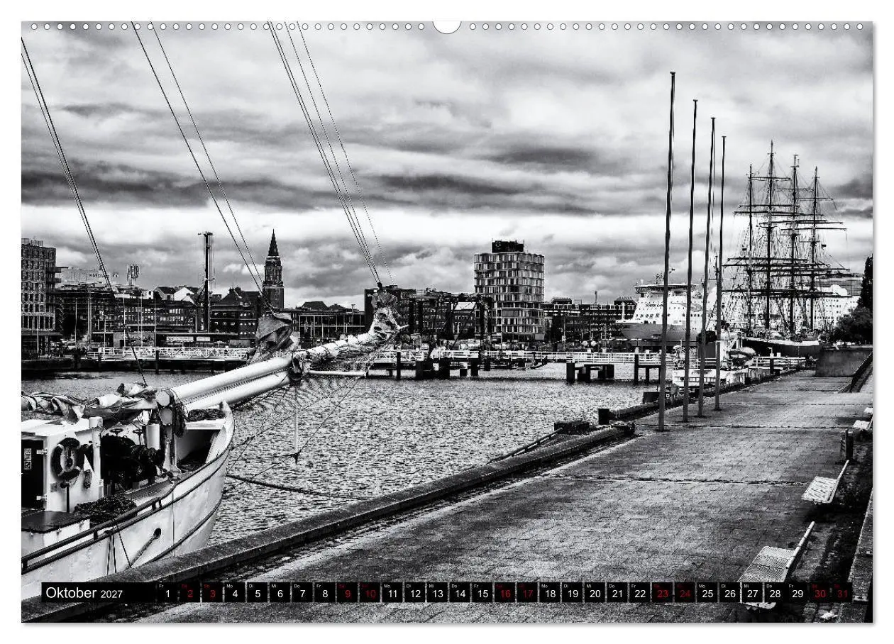 Bild: 9783569863583 | Ein Blick auf Kiel (Wandkalender 2027 DIN A2 quer), CALVENDO...