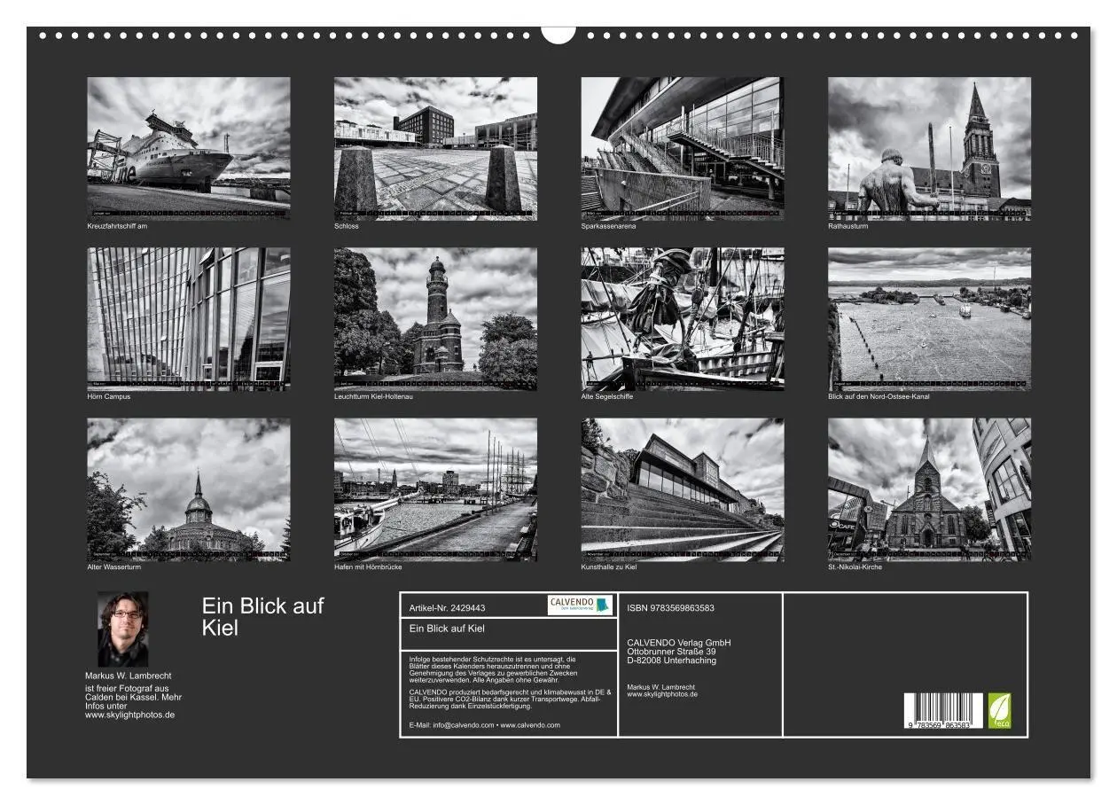 Bild: 9783569863583 | Ein Blick auf Kiel (Wandkalender 2027 DIN A2 quer), CALVENDO...