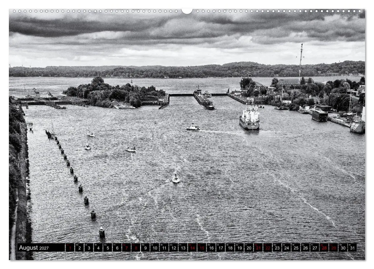 Bild: 9783569863583 | Ein Blick auf Kiel (Wandkalender 2027 DIN A2 quer), CALVENDO...