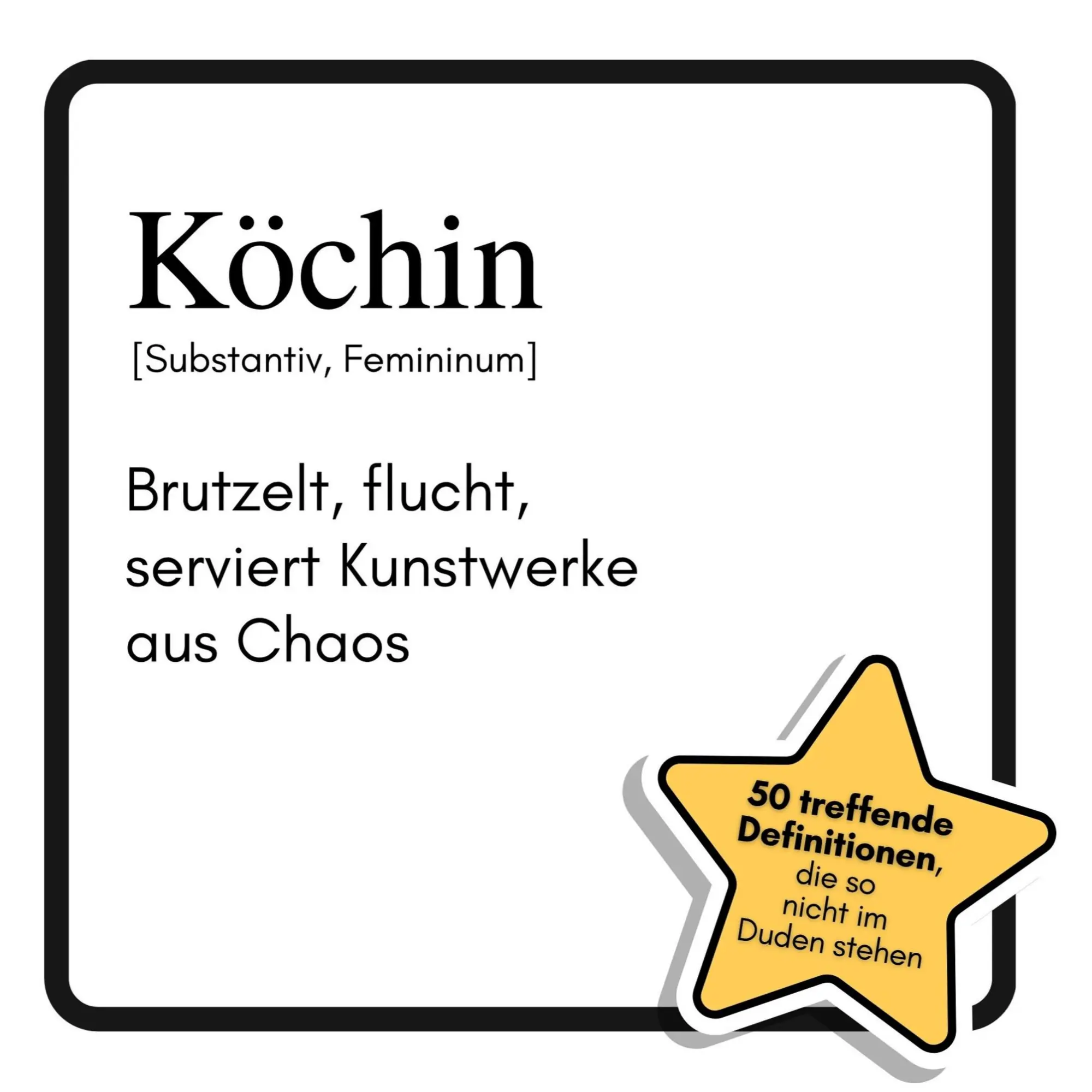 Cover: 9783759183583 | Köchin | Brutzelt, flucht, serviert Kunstwerke aus Chaos | Schubert