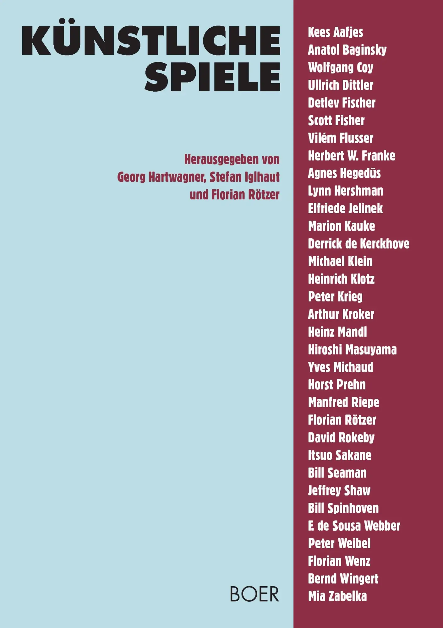 Cover: 9783924963583 | Künstliche Spiele | Georg Hartwagner (u. a.) | Taschenbuch | 368 S.