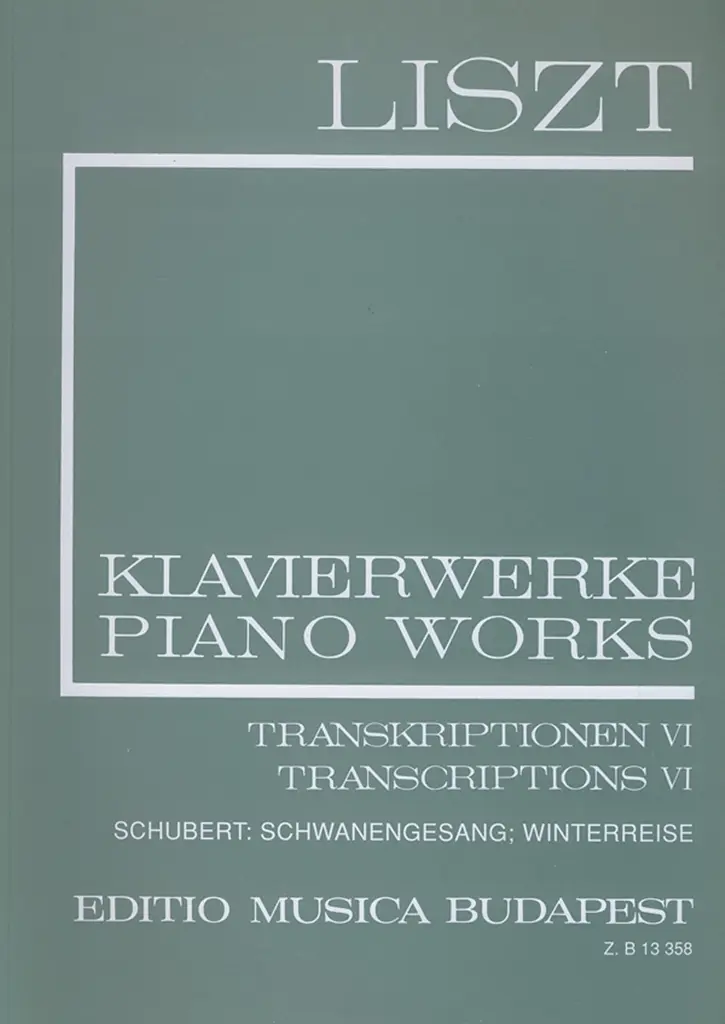 Cover: 9790080133583 | Transcriptions VI (II/21) | Franz Liszt | EMB New Listz Edition | Buch