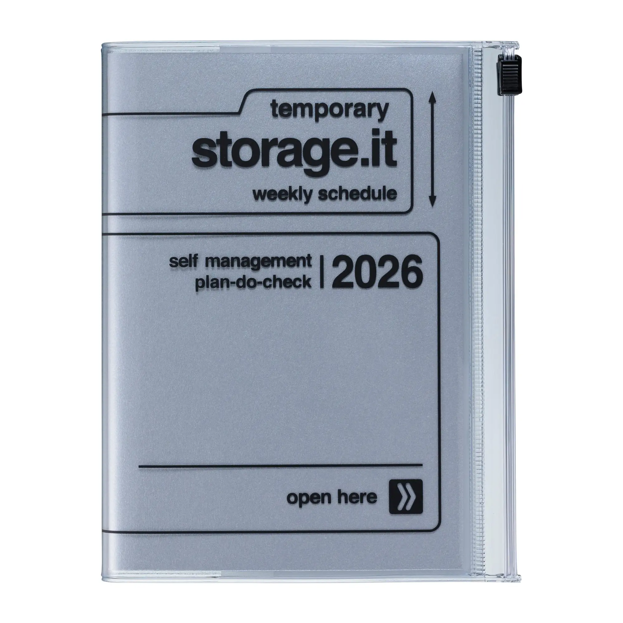 Cover: 4550045143683 | MARK'S 2025/26 Taschenkalender, A6 Storage.it // Silver | MARK'S Inc.