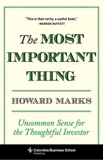 Cover: 9780231153683 | The Most Important Thing | Uncommon Sense for the Thoughtful Investor