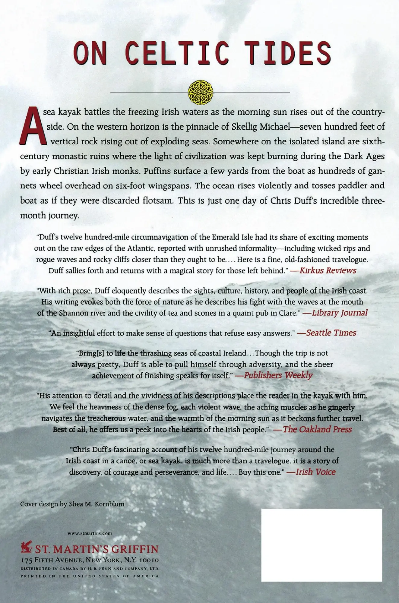 Rückseite: 9780312263683 | On Celtic Tides | One Man's Journey Around Ireland by Sea Kayak | Duff