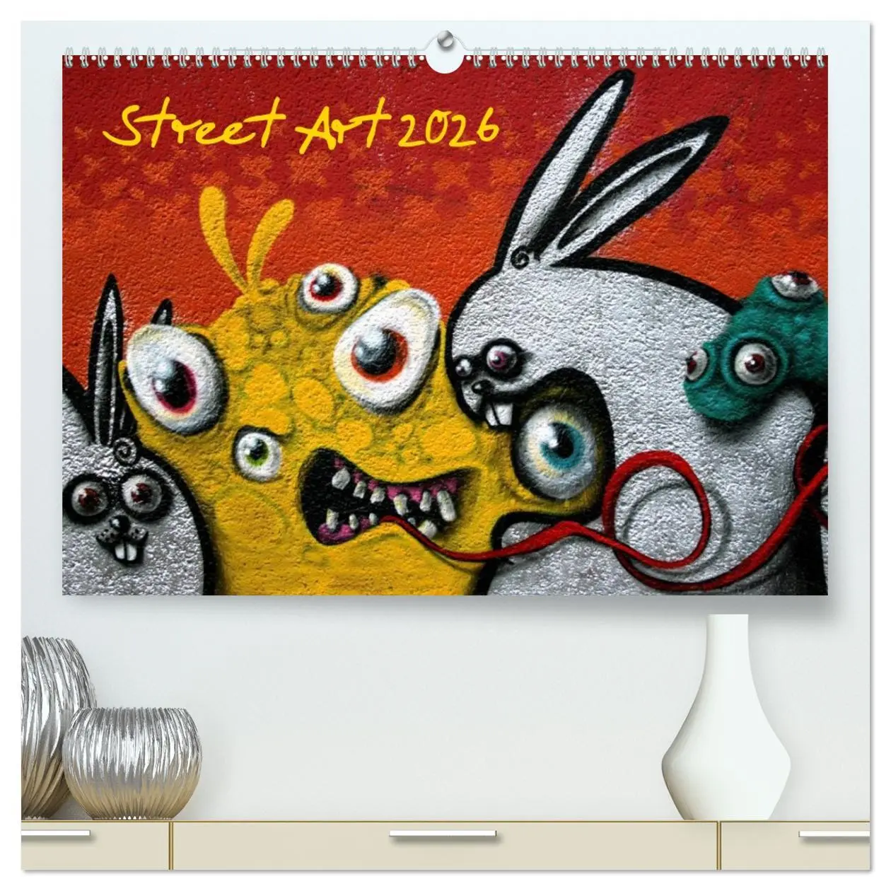 Cover: 9783516143683 | Street-Art 2026 / CH-Version (hochwertiger Premium Wandkalender...