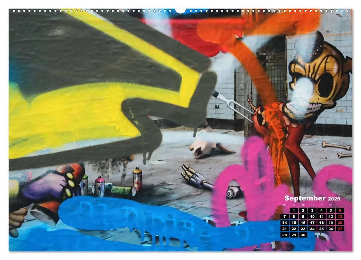 Bild: 9783516143683 | Street-Art 2026 / CH-Version (hochwertiger Premium Wandkalender...