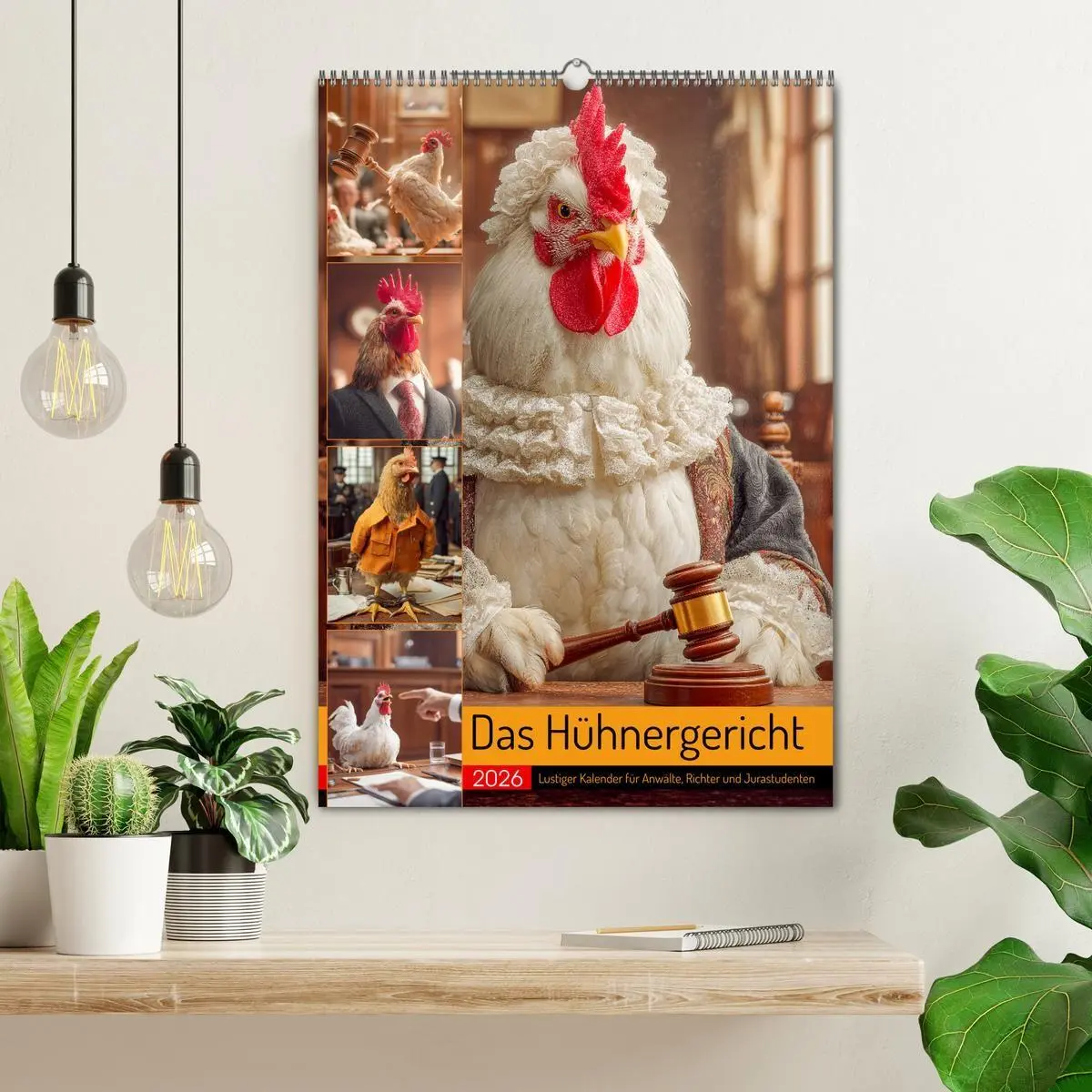 Bild: 9783516693683 | Das Hühnergericht - Lustiger Kalender für Anwälte, Richter und...